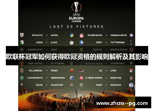 欧联杯冠军如何获得欧冠资格的规则解析及其影响